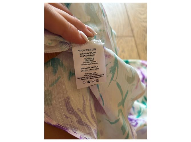Autre Marque Rixo Kleid Mehrfarbig aus Polyester Mehrfarben - Ansicht 4