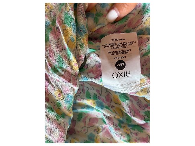 Autre Marque Rixo Kleid Mehrfarbig aus Polyester Mehrfarben - Ansicht 4