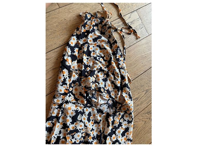 Autre Marque Realisation Kleid aus Seide mehrfarbig Mehrfarben - Ansicht 5