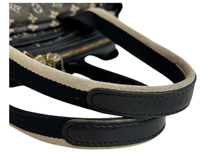 Louis Vuitton Monogram Mini Sac Marie Kate Tote Handbag Marrone Bianco Blu navy - vista 6