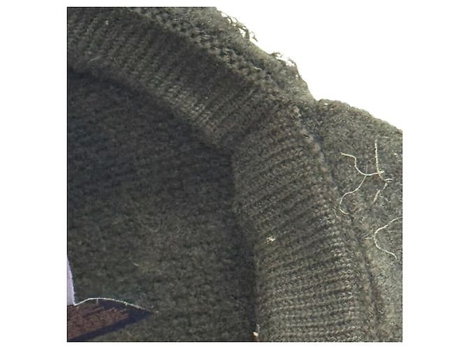 Cappello in pelliccia Louis Vuitton Woolgram Flight Mode Nero - vista 12
