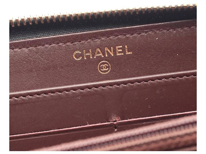 Cartera larga redonda Chanel Matelassé Negro - vista 4