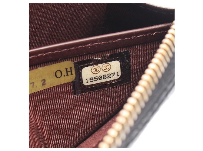 Cartera larga redonda Chanel Matelassé Negro - vista 5