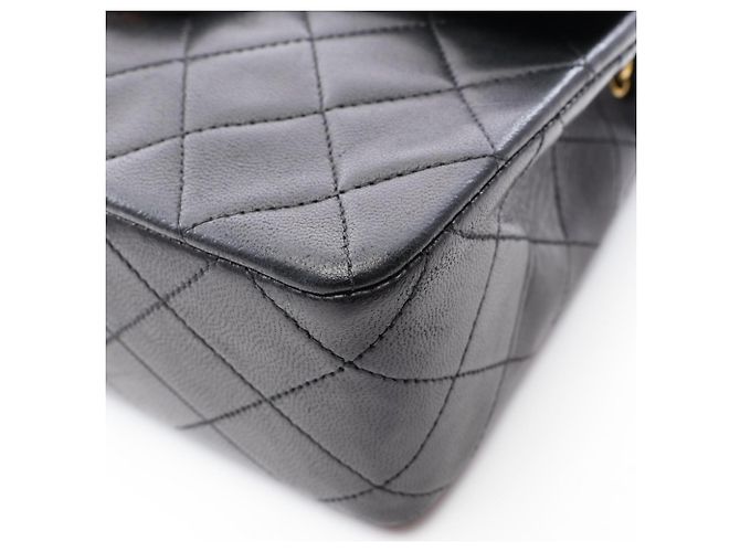Borsa a tracolla Chanel Mini Matelassé 20 Nero - vista 8