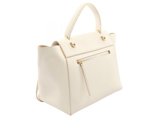 Céline Belt Bag Mini in pelle bianca Bianco - vista 2