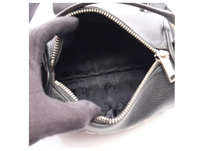 Christian Dior Dior Roller Bag Mini Borsa a mano 2-Way Nero Multicolore - vista 3