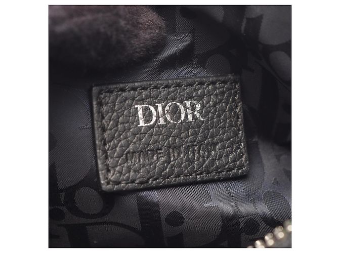 Christian Dior Dior Roller Bag Mini Borsa a mano 2-Way Nero Multicolore - vista 4