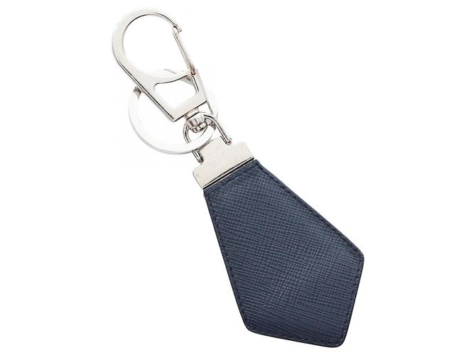 Saffiano Accessorio Portachiavi Prada Navy Blu navy - vista 2