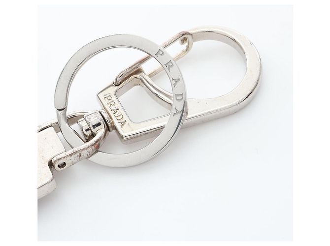Saffiano Accessorio Portachiavi Prada Navy Blu navy - vista 3