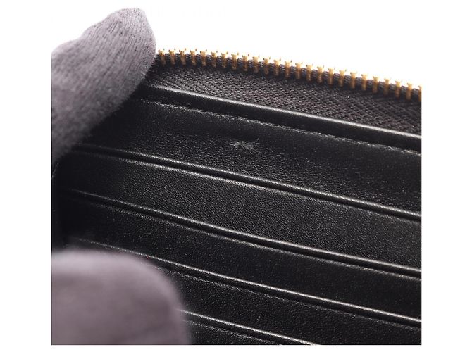 Cartera larga de piel negra de Prada Negro - vista 5
