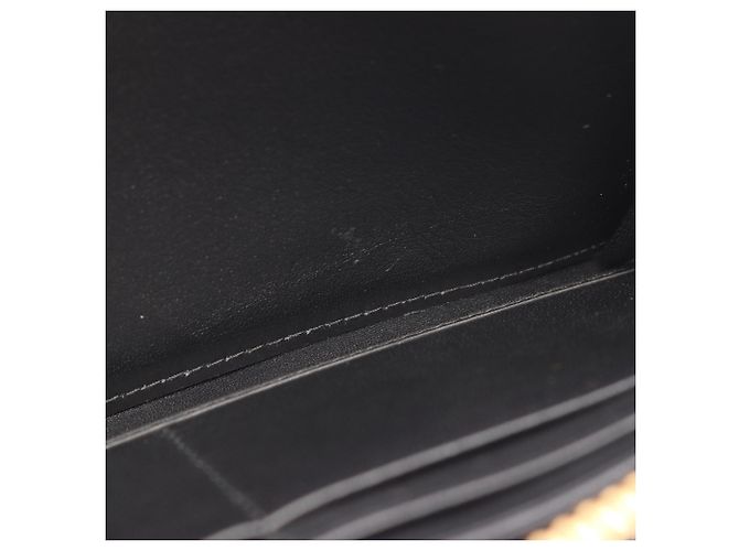 Cartera larga de piel negra de Prada Negro - vista 6