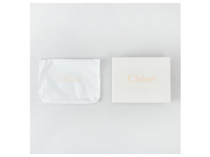 Chloé Marcie Leder Tri-fold Geldbörse Schwarz - Ansicht 10