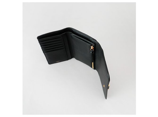 Chloé Marcie Leder Tri-fold Geldbörse Schwarz - Ansicht 6