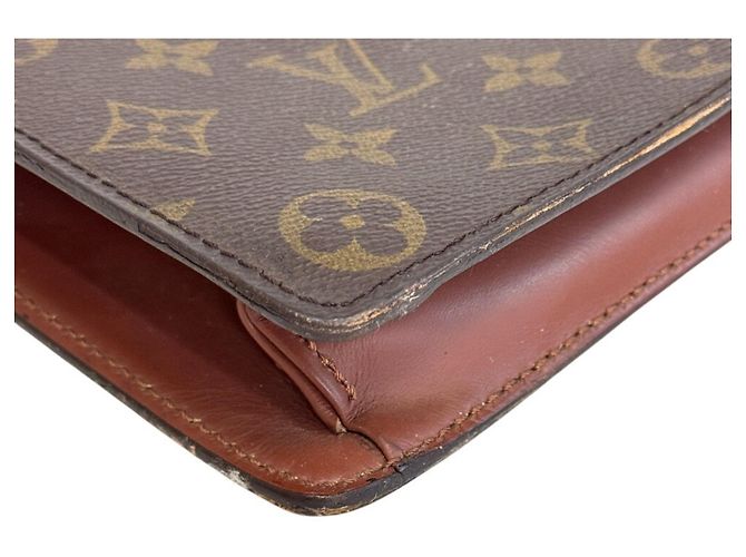 Borsetta Louis Vuitton Monogram Canvas Marrone - vista 3