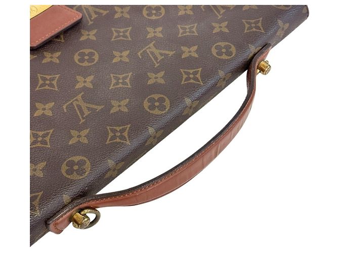 Borsetta Louis Vuitton Monogram Canvas Marrone - vista 5