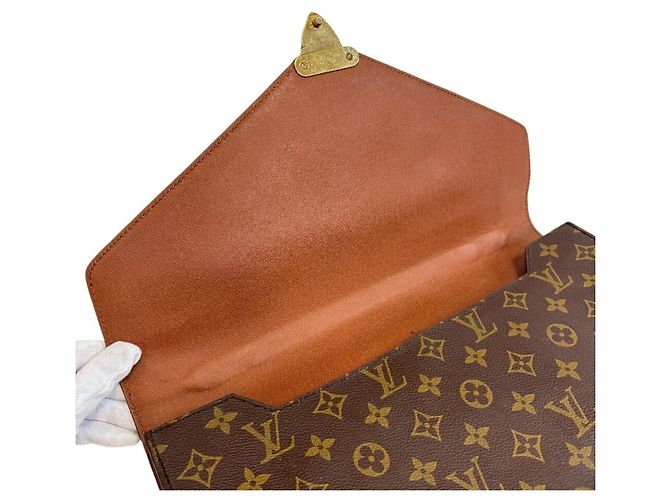 Borsetta Louis Vuitton Monogram Canvas Marrone - vista 8