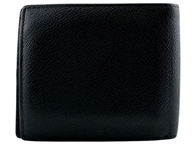 Cartera bi-fold de piel Saffiano Prada Negro - vista 2