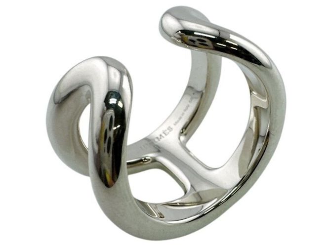 Ring Hermès Anello Hermes Osmos GM in Argento Sterling 925 - vista 5