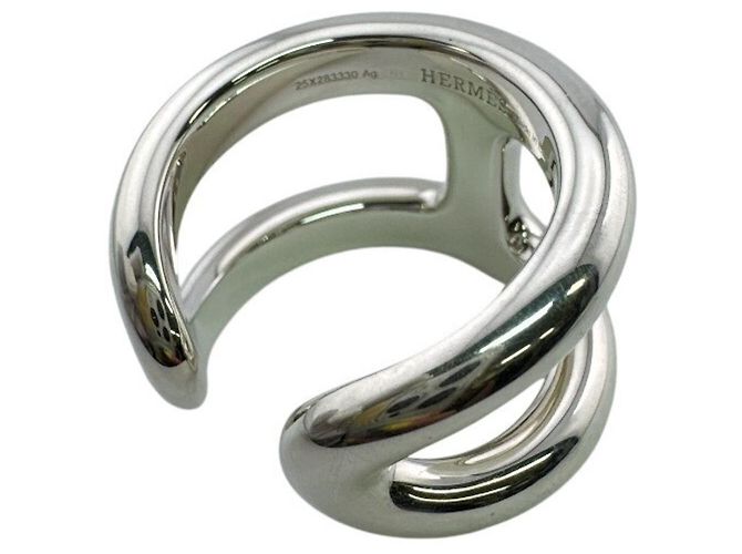 Ring Hermès Anello Hermes Osmos GM in Argento Sterling 925 - vista 6