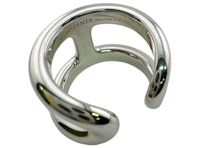 Ring Hermès Anello Hermes Osmos GM in Argento Sterling 925 - vista 7