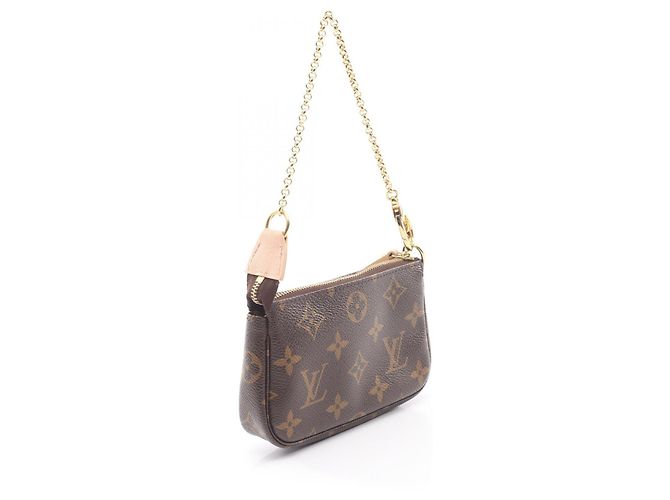 Borsa Louis Vuitton Mini Pochette Accessoires Marrone Multicolore - vista 2