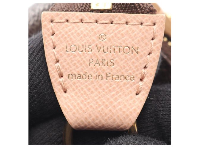 Borsa Louis Vuitton Mini Pochette Accessoires Marrone Multicolore - vista 4