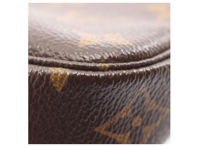 Borsa Louis Vuitton Mini Pochette Accessoires Marrone Multicolore - vista 7