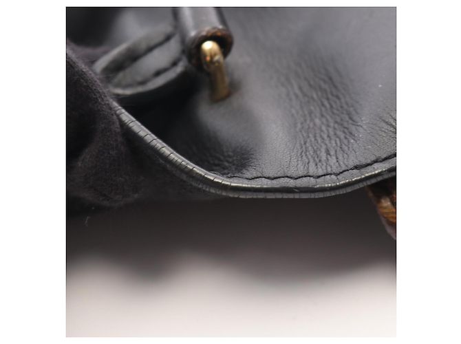 Borsa Louis Vuitton Rocky BB Monogram Noir Marrone Nero - vista 10