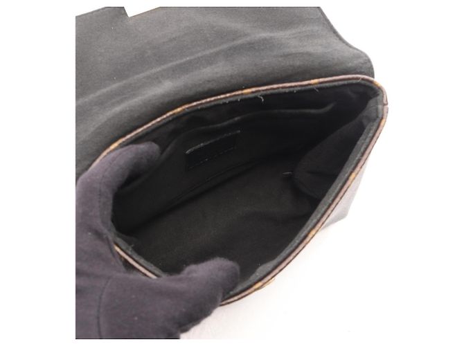 Borsa Louis Vuitton Rocky BB Monogram Noir Marrone Nero - vista 3