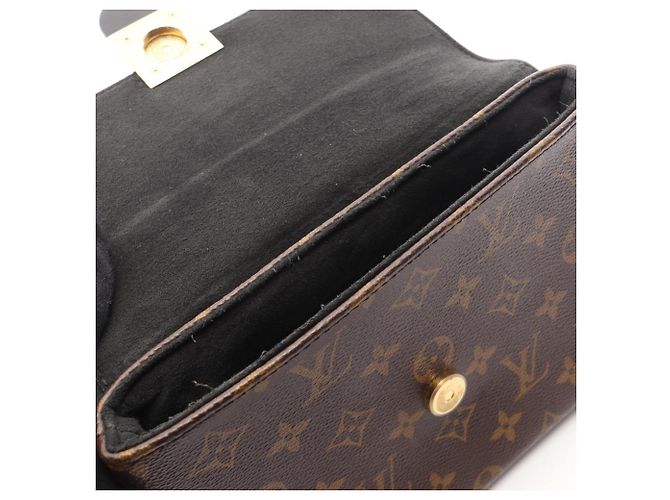 Borsa Louis Vuitton Rocky BB Monogram Noir Marrone Nero - vista 8