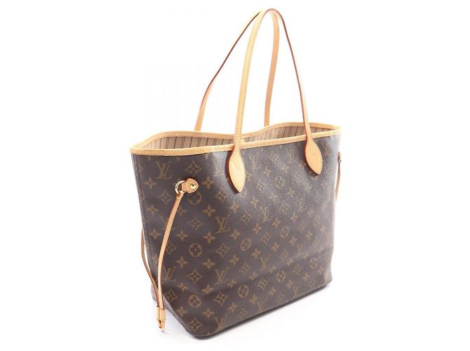 Louis Vuitton Neverfull MM Monogram Tote Bag Braun - Ansicht 2