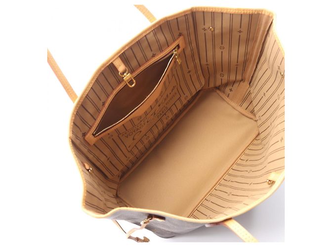 Louis Vuitton Neverfull MM Monogram Tote Bag Braun - Ansicht 3