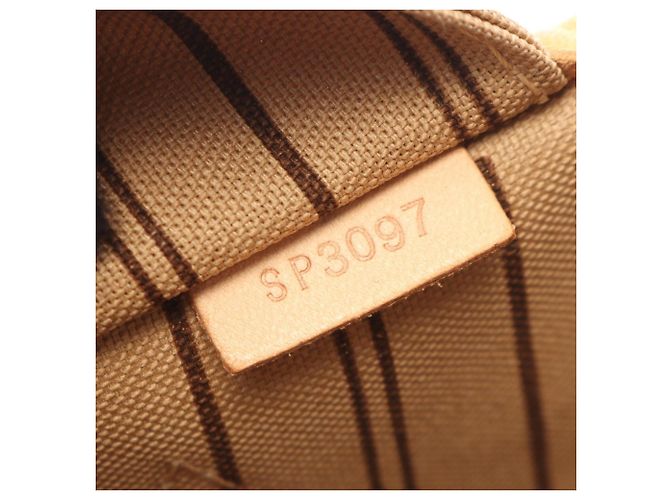 Louis Vuitton Neverfull MM Monogram Tote Bag Braun - Ansicht 5