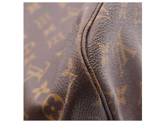 Louis Vuitton Neverfull MM Monogram Tote Bag Braun - Ansicht 7