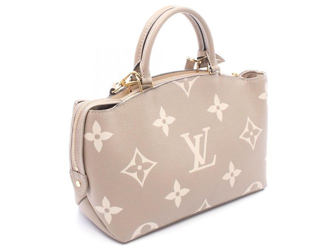 Borsa a mano 2-Way Louis Vuitton Petit Palais PM Beige Grigio - vista 2