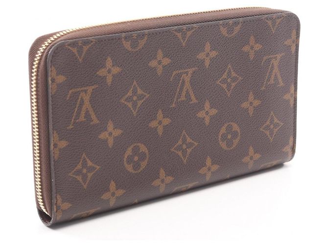 Cartera Louis Vuitton Zippy Organizer Monogram Castaño Monograma - vista 2