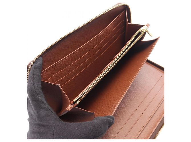 Cartera Louis Vuitton Zippy Organizer Monogram Castaño Monograma - vista 4