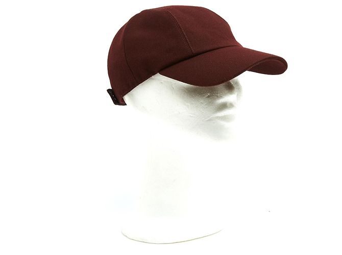 Hermès Casquette H Bordeaux T60 Burgundy Wool Clou de Selle Cap Hat XL Hermes - Ansicht 5