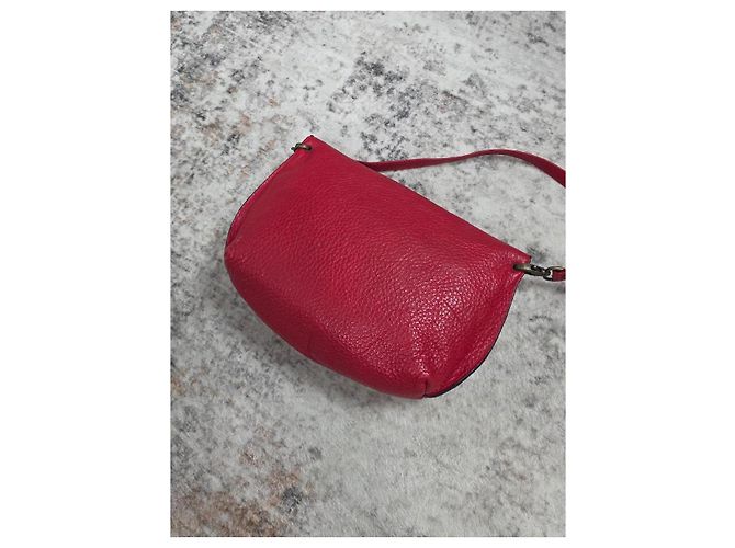 Magnifica Borsa a Tracolla Mulberry Rosso - vista 4