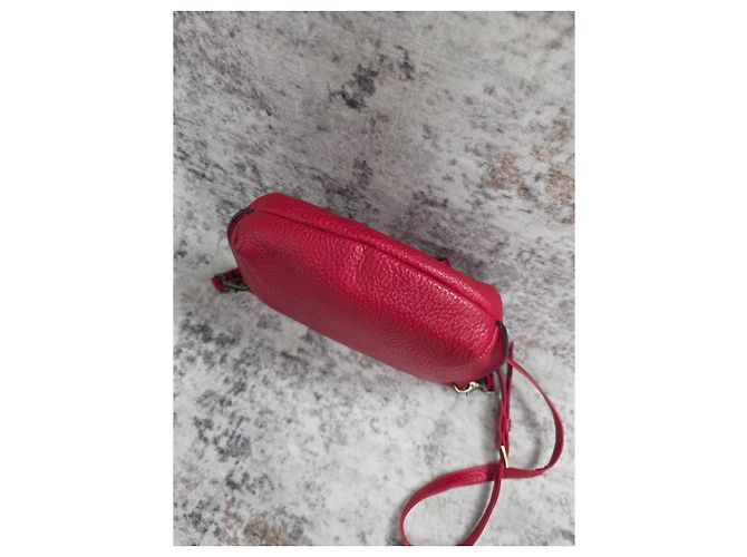 Magnifica Borsa a Tracolla Mulberry Rosso - vista 5