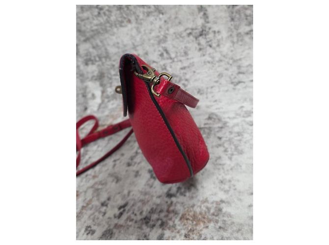 Magnifica Borsa a Tracolla Mulberry Rosso - vista 7