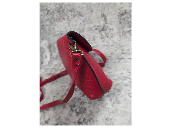 Magnifica Borsa a Tracolla Mulberry Rosso - vista 8
