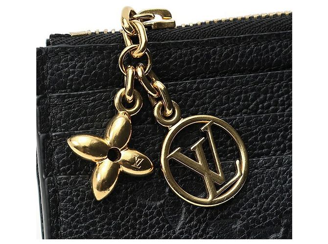 Porta-moedas Louis Vuitton Monogram Empreinte Leather Preto - vista 4
