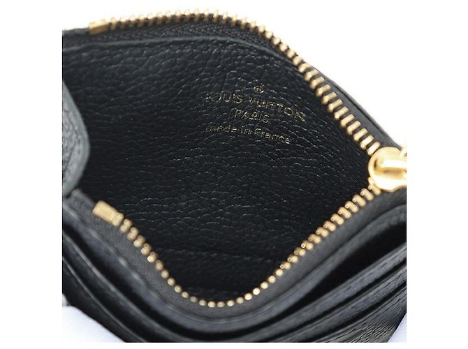 Porta-moedas Louis Vuitton Monogram Empreinte Leather Preto - vista 5