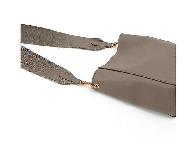 Céline Celine Sangle Bucket Small Schultertasche Grau - Ansicht 2