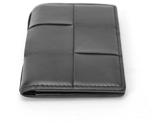 Bottega Veneta Tarjetero con solapa Cassette Negro - vista 3