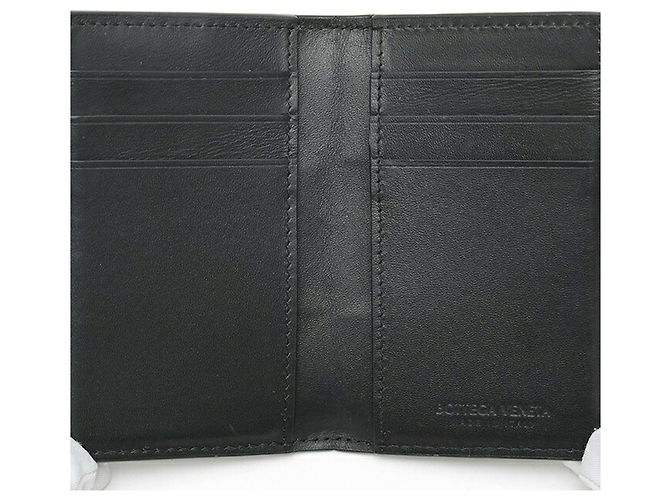 Bottega Veneta Tarjetero con solapa Cassette Negro - vista 4
