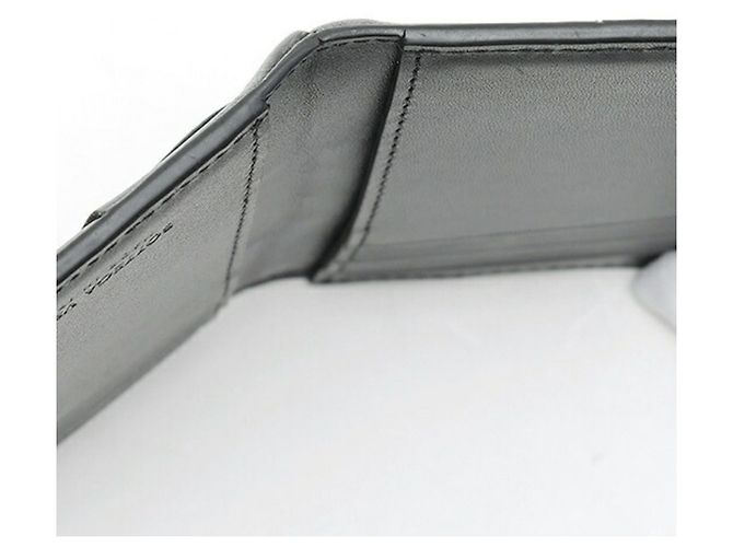 Bottega Veneta Tarjetero con solapa Cassette Negro - vista 6
