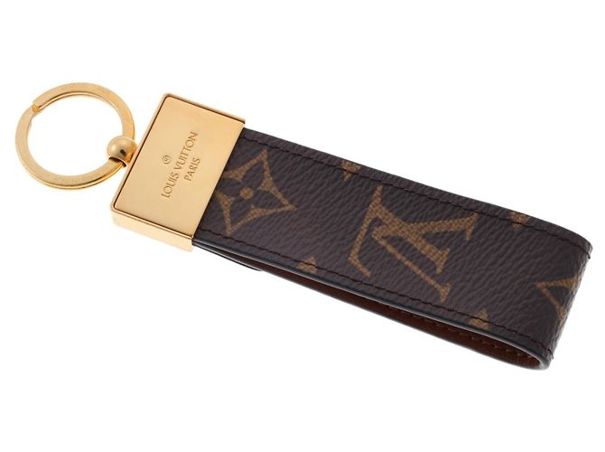 Louis Vuitton Porte Clés Dragonne Dauphine Keyring Marrone - vista 2