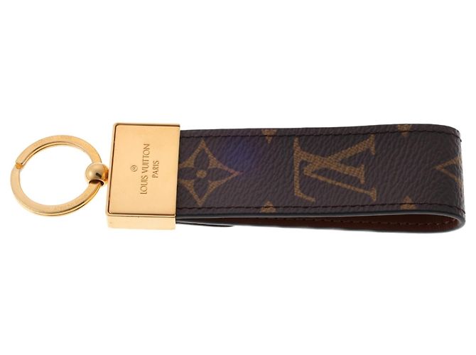 Louis Vuitton Porte Clés Dragonne Dauphine Keyring Marrone - vista 4